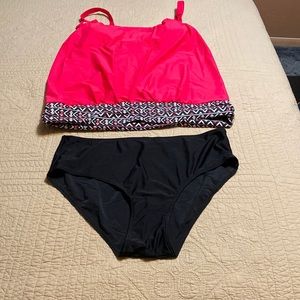 Tankini swim top and bottom